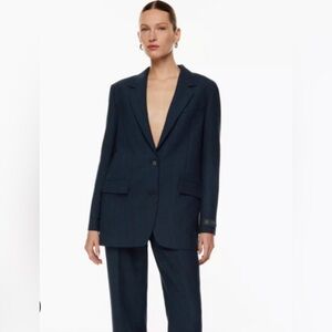 Aritzia New Agency Navy Blazer